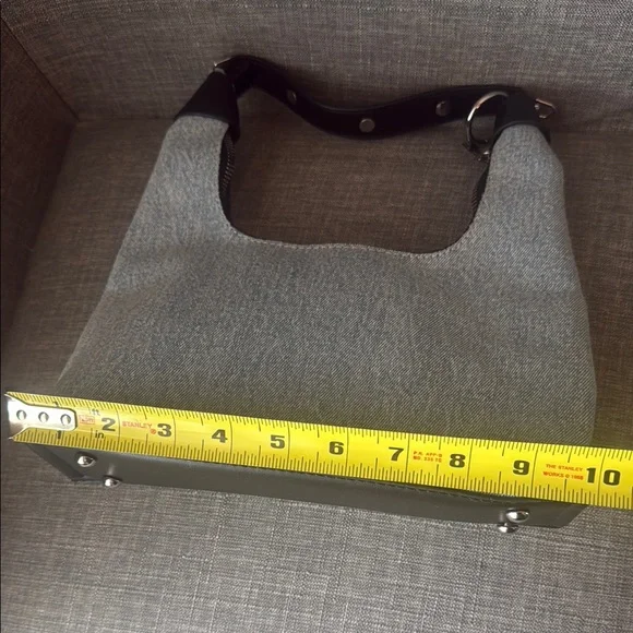 Stylish Denim and Black Women's Mini Bag - Picture 5 of 6